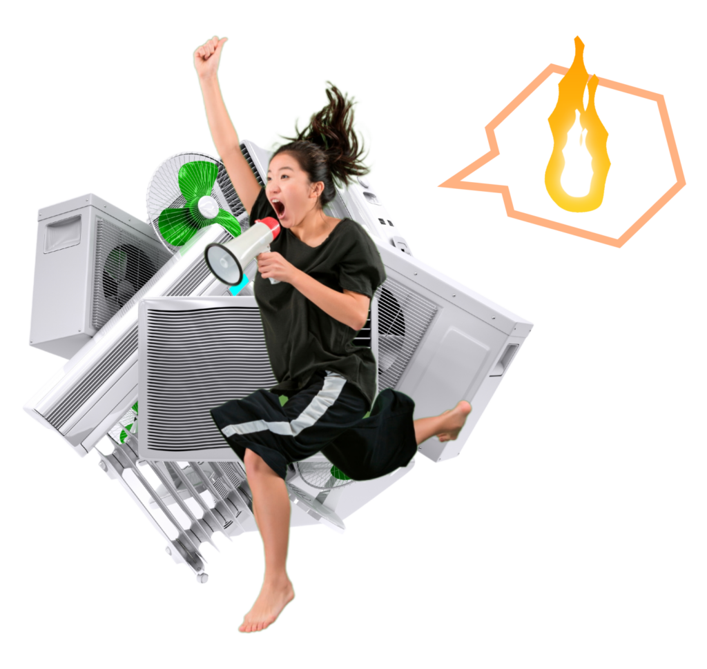 aint no time for aircon breakdowns isolated image